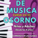 Clases de música, curso 2024 – 2025